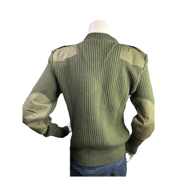 NWT US Military DSCP Sweater Mens 50 Army Green Valor Collection Wool Commando - Picture 4 of 12
